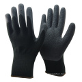 NMSAFETY 10 калибра черный подгузник акриловые латексные зимние покрытием перчатки безопасности 
